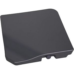 Dala contragreutate suport umbrela GOODHOME Praden, 53.4 x 53.4 x 9 cm, 35kg, plastic, negru