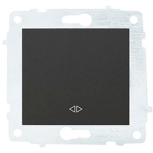 Intrerupator cruce OVIVO OV00794, incastrat, 16A, negru