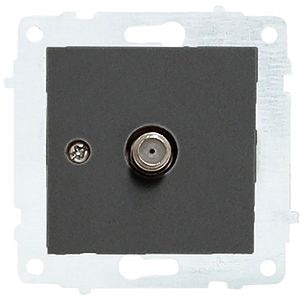 Priza TV OVIVO OV00805, incastrat, interior, IP20, negru