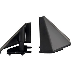 Set accesorii profil colt TE-MA, 2 buc, negru