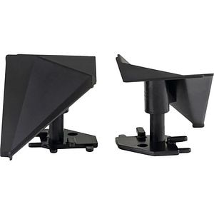 Set accesorii pentru plinta blat TE-MA, 2 buc, negru