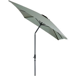 Umbrela gradina inclinabila GOODHOME Kasane, 3 x 2 m, UPF30, deschidere tip manivela, aluminiu si poliester, turcoaz