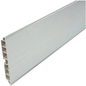 Plinta mobilier TE-MA, aluminiu, 15 cm, gri