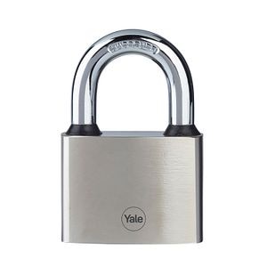 Lacat veriga scurta YALE, 60 mm, otel, argintiu