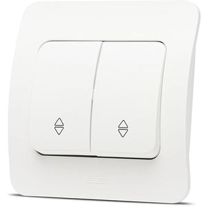 Intrerupator cap-scara ELBI, 1 modul, IP20, alb