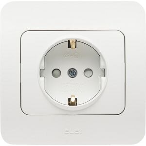 Priza electrica ELBI EL0072888, IP20, 16A, 220-240 V, alb