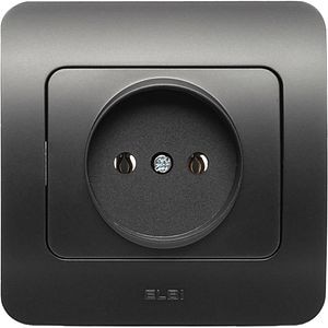 Priza electrica ELBI EL0072912, IP20, 16A, 220-240 V, negru mat