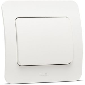 Intrerupator standard ELBI, 1 modul, IP20, alb