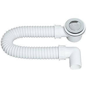 Sifon flexibil pentru cadita dus HEKO, ventil click-clack 60 mm, DN 40/50 mm