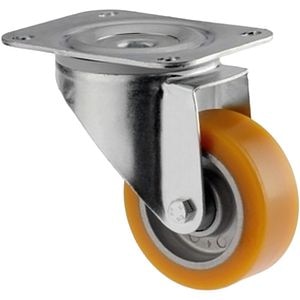 Roata pivotanta MICUL FERMIER, 3.8cm, portocaliu