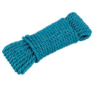 Sfoara rasucita SFORI SI FRANGHII, polipropilena, 10m, verde