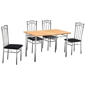 Set masa si scaune UNIC SPOT Emma, 5 piese, natur