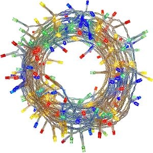 Instalatie de Craciun, 240 LED, 17.95 m, iluminare color