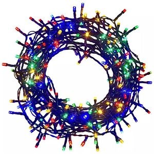 Instalatie de Craciun, 240 LED, 18 m, iluminare color