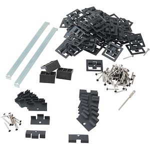 Set fixare terasa KLIKSTROM Neva, otel, 216 elemente