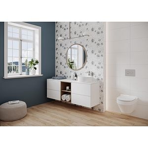 Faianta interior Floral Landscape Monocolour, 29.8 x 59.8 cm, 1.25 mp/cutie, alb