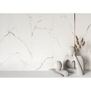 Faianta interior Side Calacatta Stone, 29 x 89 cm, 1.29 mp/cutie, alb