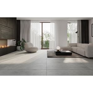 Gresie Cersanit Mathis, gri deschis, interior/exterior, 120 x 60 cm, 1.43 mp/cutie, PEI 4