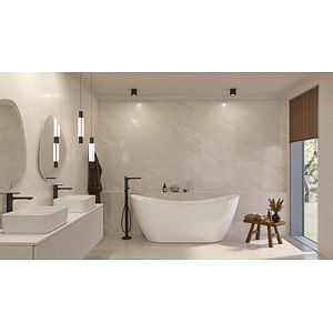 Gresie interior/exterior Cersanit Slow dune, crem, 120 x 60 cm, suprafata 1,43 mp, PEI 4