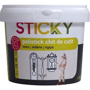 Chit de cutit Sticky, alb, 0.5 kg