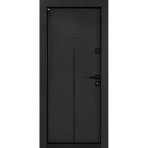 Usa exterior BELLA CASA BC303, fara geam, dreapta, metal, 77 x 194 cm, antracit-alb