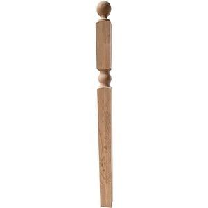 Balustru cap strunjit, fag, 1130 x 70 x 70 mm, natur