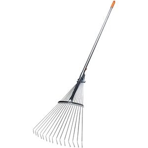 Grebla EvoTools, 150 cm, dinti flexibili, latime reglabila pana la 58 cm, otel galvanizat, argintiu