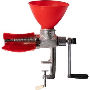 Masina de tocat rosii MICUL FERMIER, 1 sita, fonta, rosu