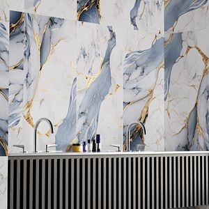 Gresie Interior/Exterior, Albastru, portelanata, 120 x 60 cm, suprafata 1,44 mp, PEI 3  Gold Insert