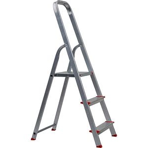 Scara pliabila STS, 3 trepte, 2.5m, aluminiu