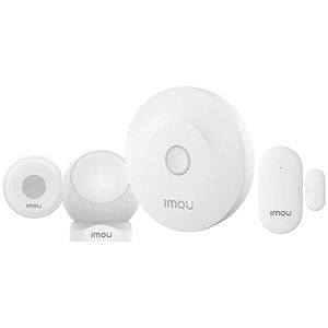 Kit alarma IMOU, Wi-Fi, ZigBee, alb