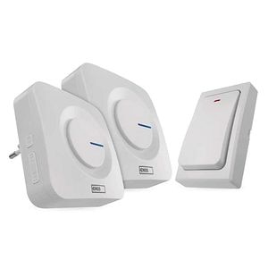 Sonerie wireless EMOS P5731, 36 melodii, 180m, alb