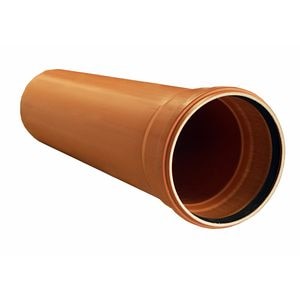 Tub PVC multistrat VALPLAST, 160 x 4 mm, SN4, 4m, portocaliu