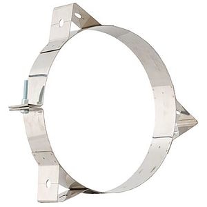 Colier ancorare cos de fum VULCANO, diametru 180 mm, inox