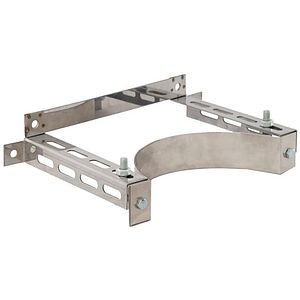 Colier ranforsat prindere pe perete cos de fum VULCANO, diametru 220 mm, inox