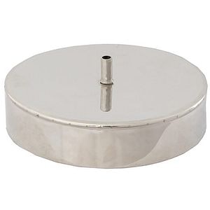 Capac inox evacuare condens cos de fum VULCANO, diametru 180 mm, inox