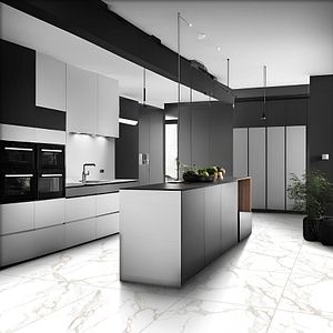 Gresie Interior/Exterior, Alb, portelanata, 60 x 60 cm, suprafata 1,8 mp, PEI 4  Marmara