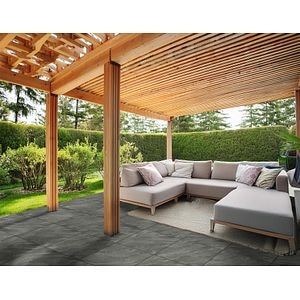 Gresie exterior Dolomite Anthracite, gri, 60 x 60 cm, 8 mm, 1.84 mp/cutie