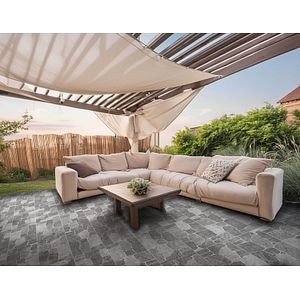 Gresie Fenix, gri, 30 x 60 cm, grosime 8 mm, 1.84 mp/cutie