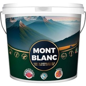 Vopsea lavabila de exterior Mont Bland, 15L