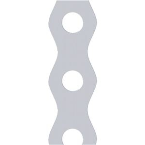 Banda montaj perforata DMX 43421, 17 x 0.7 mm, otel, 3 m