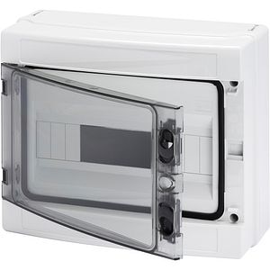 Cofret aparent GEWISS GW40103, 12 module, IP65, alb