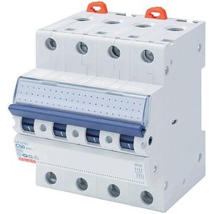 Siguranta automata GEWISS GW92386, tetrapolara, 10A, curba B, IP20, gri