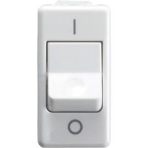 Intrerupator standard GEWISS GW20585, aparent, 10A, alb