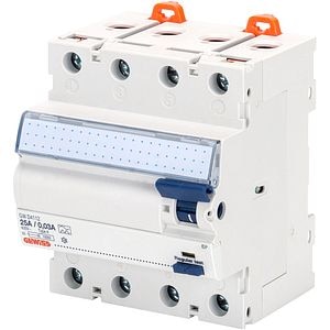 Siguranta automata GEWISS GWD4102, tetrapolara, 25A, IP20, gri