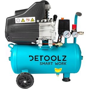 Compresor aer DETOOLZ DZ-C332, cu ulei, 24 litri, 1500W, 8bar