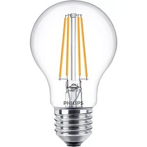 Set 3 becuri filament LED PHILIPS 8718699777777, E27, 7W, 806lm, lumina calda