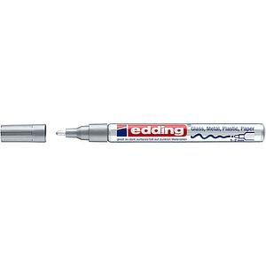 Marker cu vopsea EDDING 751, 1-2 mm, argintiu