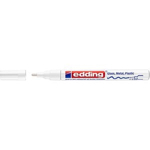 Marker cu vopsea EDDING 751, 1-2 mm, alb