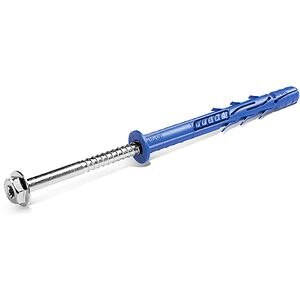 Surub cu diblu RAWLPLUG, 10 x 120 mm, 25 buc, albastru